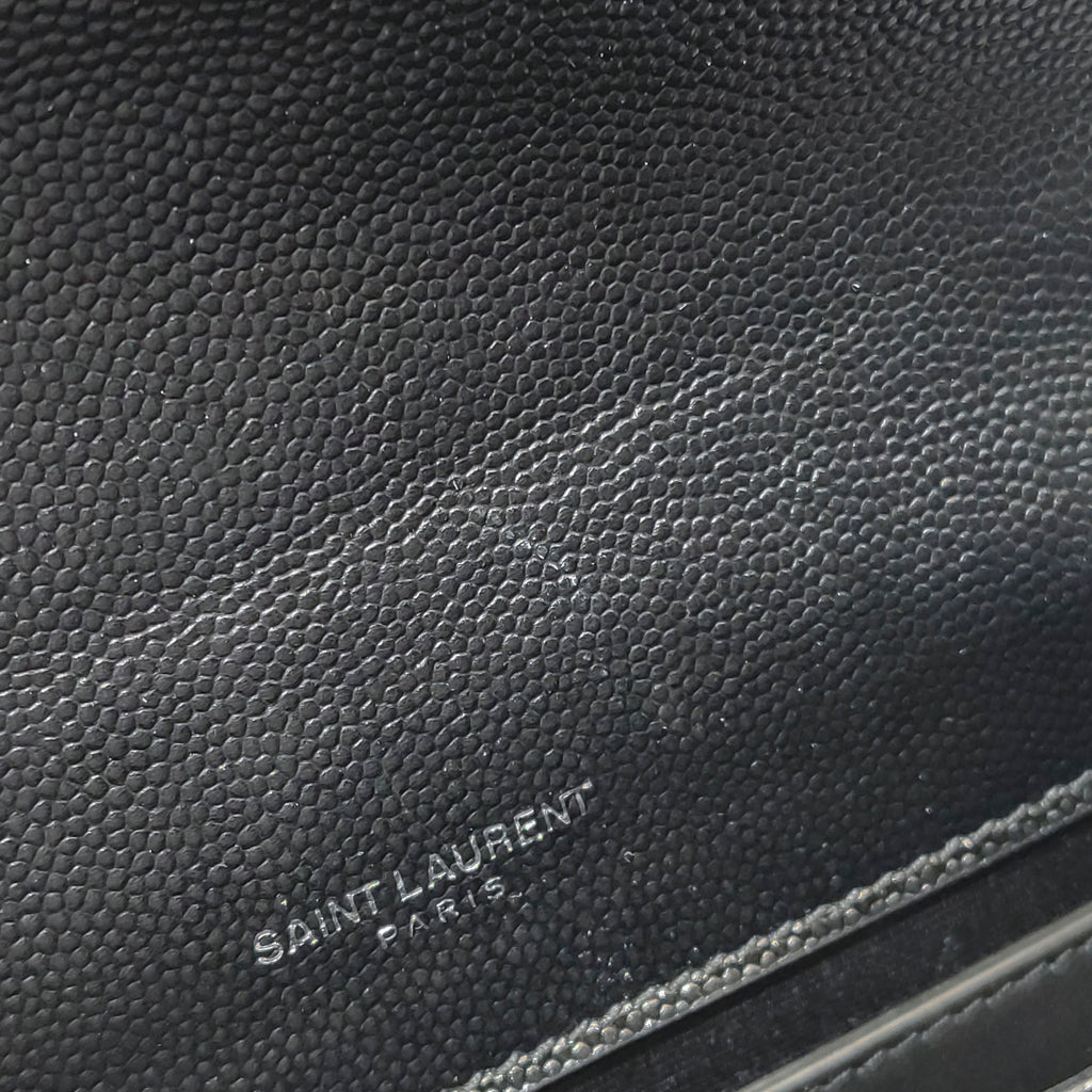 Saint Laurent Kate Tassel Small Black SHW