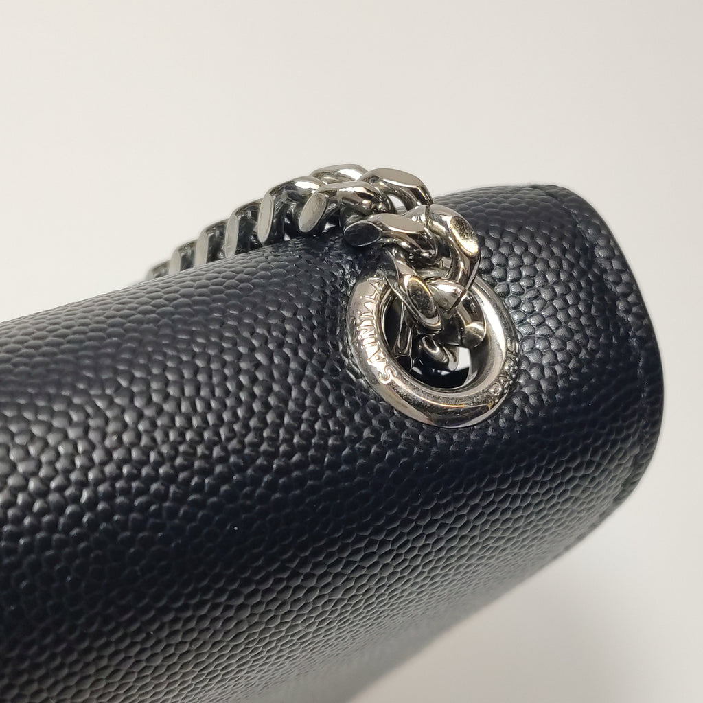 Saint Laurent Kate Tassel Small Black SHW