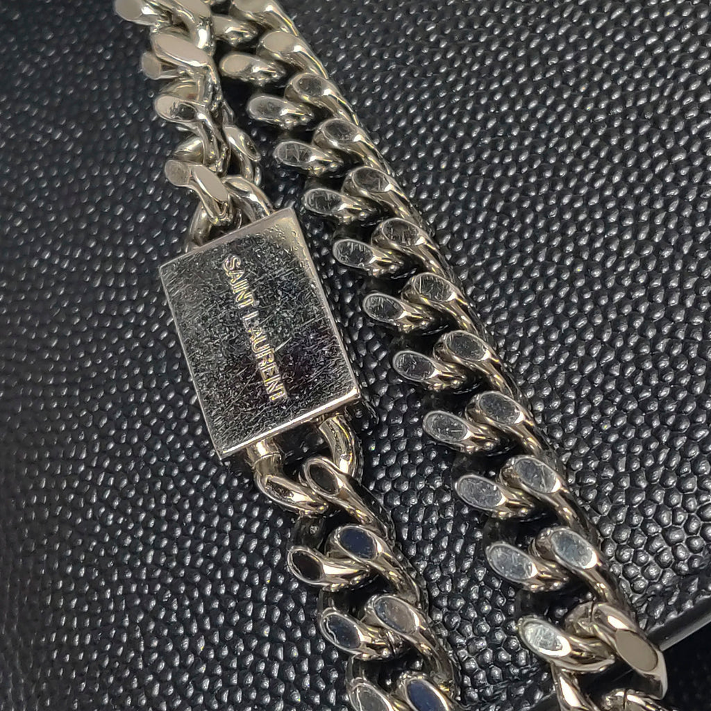 Saint Laurent Kate Tassel Small Black SHW