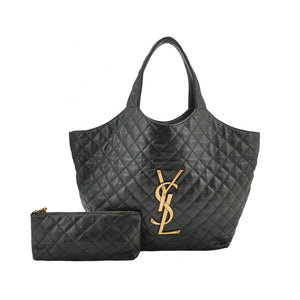 Saint Laurent ICare Maxi Hobo Bag Black 785413