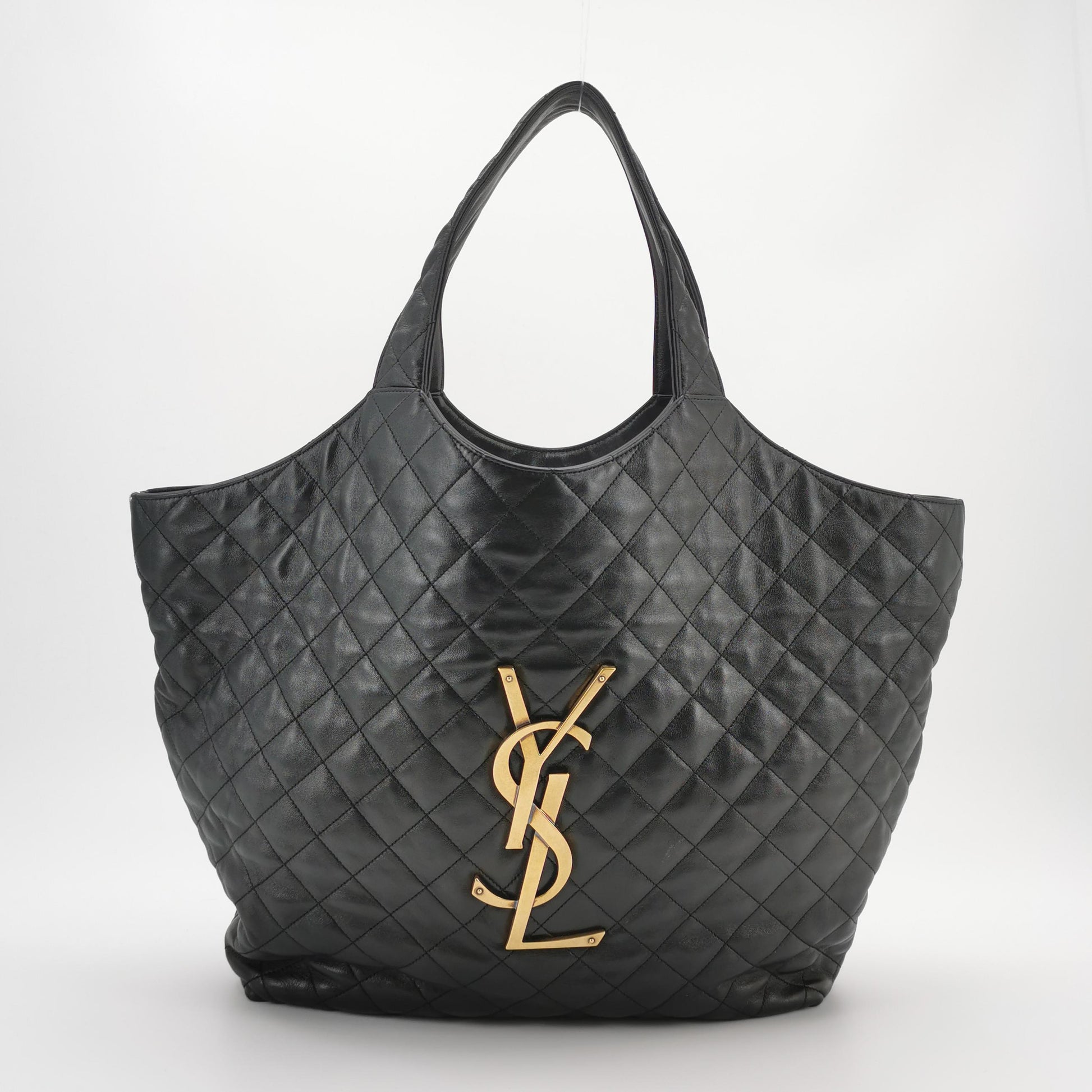 Saint Laurent ICare Maxi Hobo Bag Black 785413