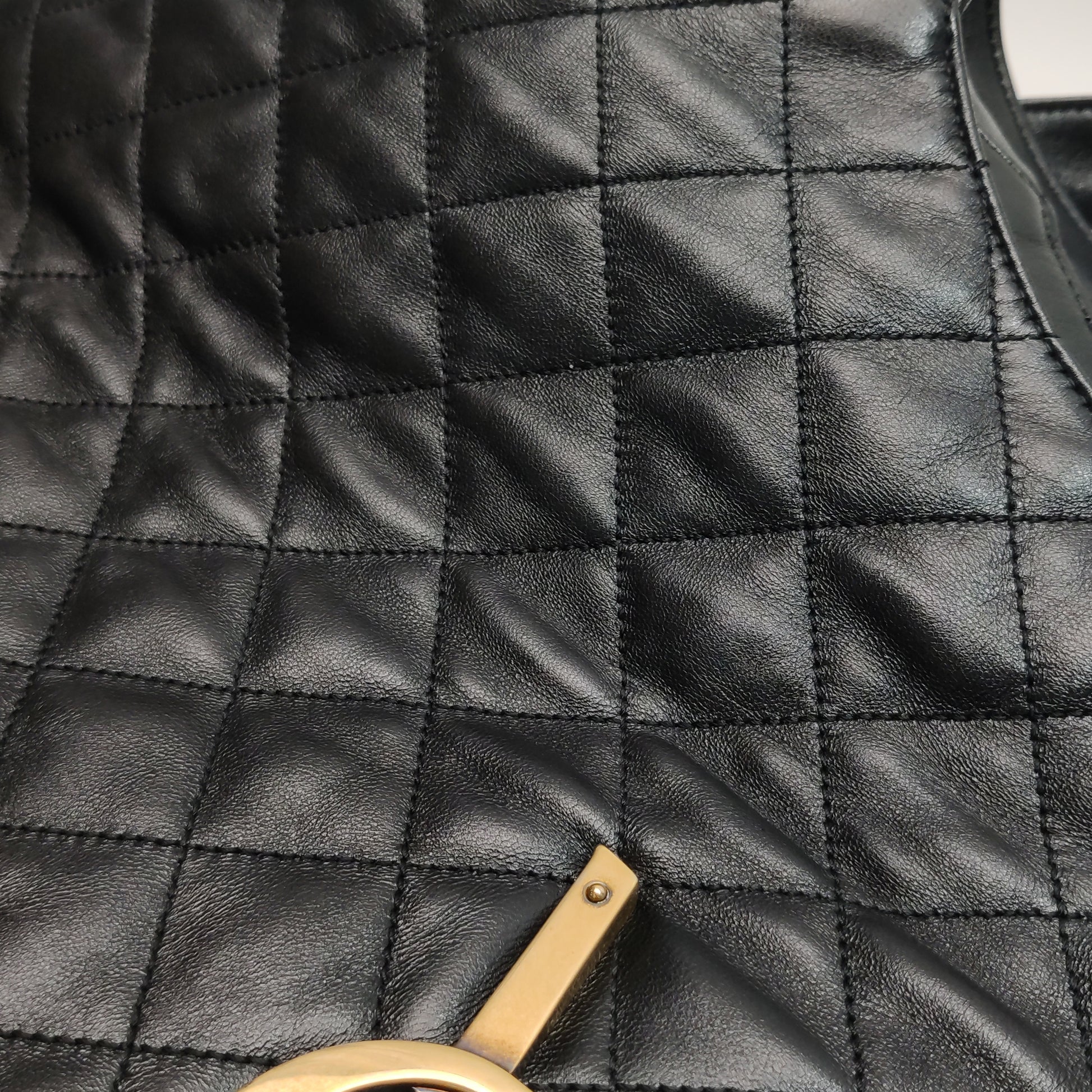 Saint Laurent ICare Maxi Hobo Bag Black 785413