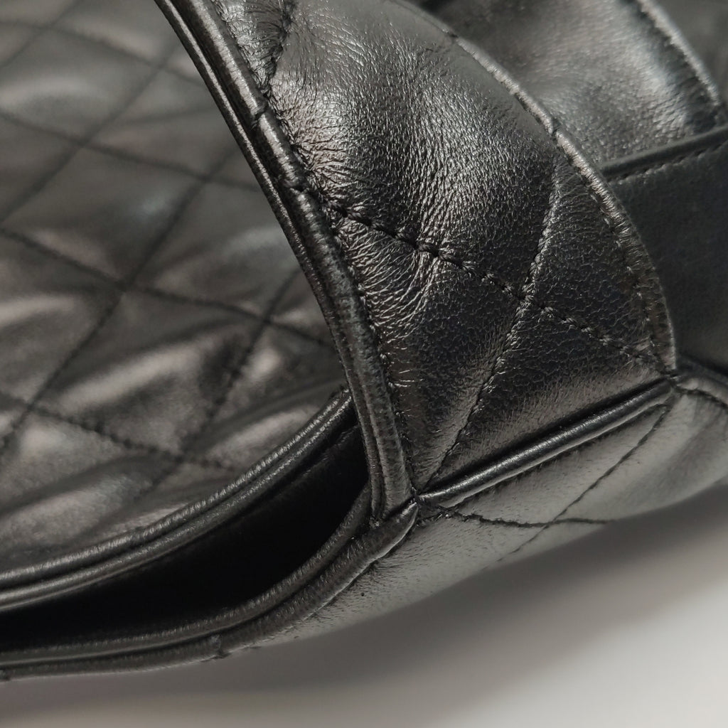 Saint Laurent ICare Maxi Hobo Bag Black 785413