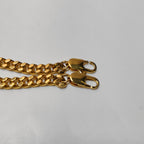 Saint Laurent Uptown Wallet On Chain Beige
