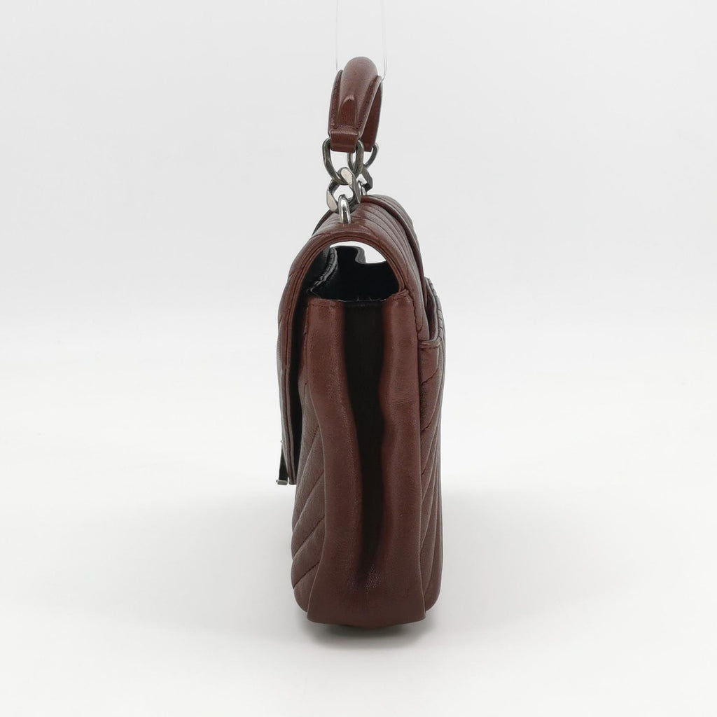 Saint Laurent College Small Burgundy