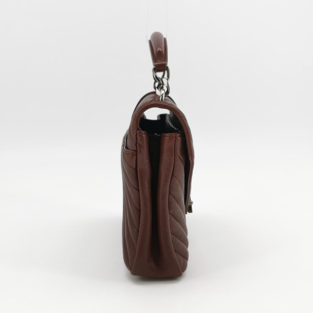 Saint Laurent College Small Burgundy