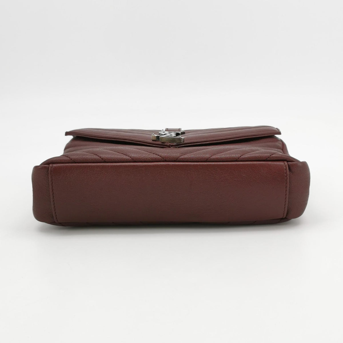 Saint Laurent College Small Burgundy