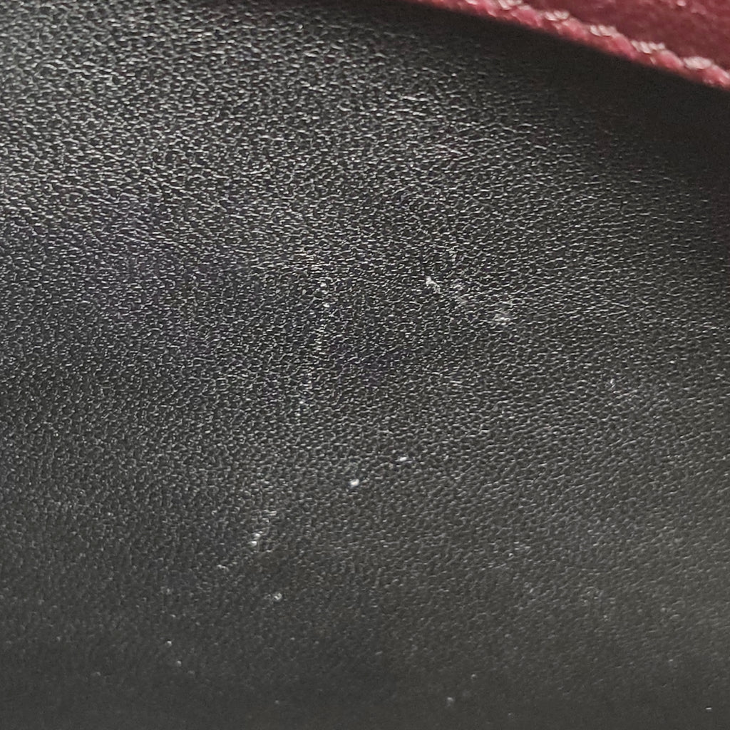 Saint Laurent College Small Burgundy