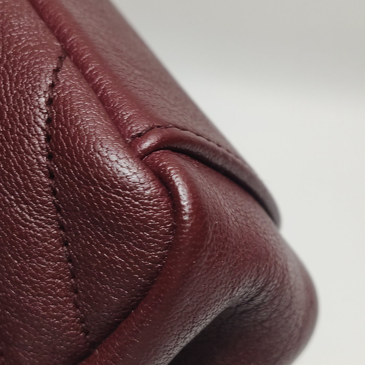 Saint Laurent College Small Burgundy
