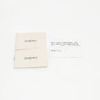 Saint Laurent Envelope Wallet On Chain Large Lambskin Black