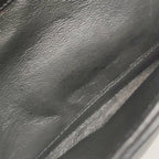 Saint Laurent Envelope Wallet On Chain Large Lambskin Black