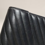 Saint Laurent Envelope Wallet On Chain Large Lambskin Black