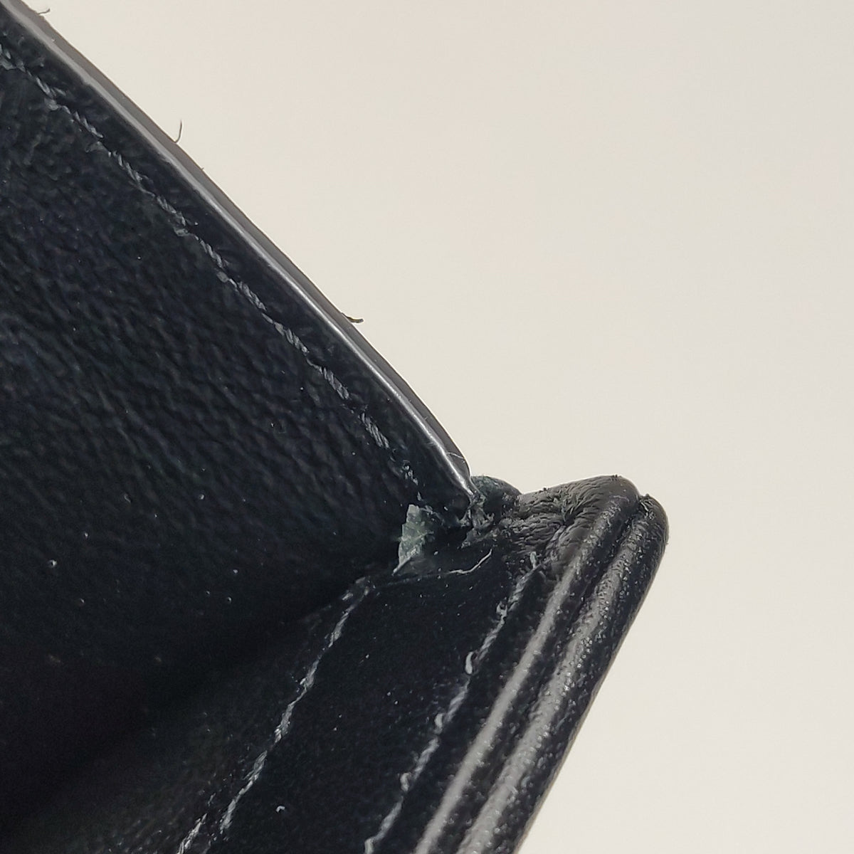 Saint Laurent Envelope Wallet On Chain Large Lambskin Black