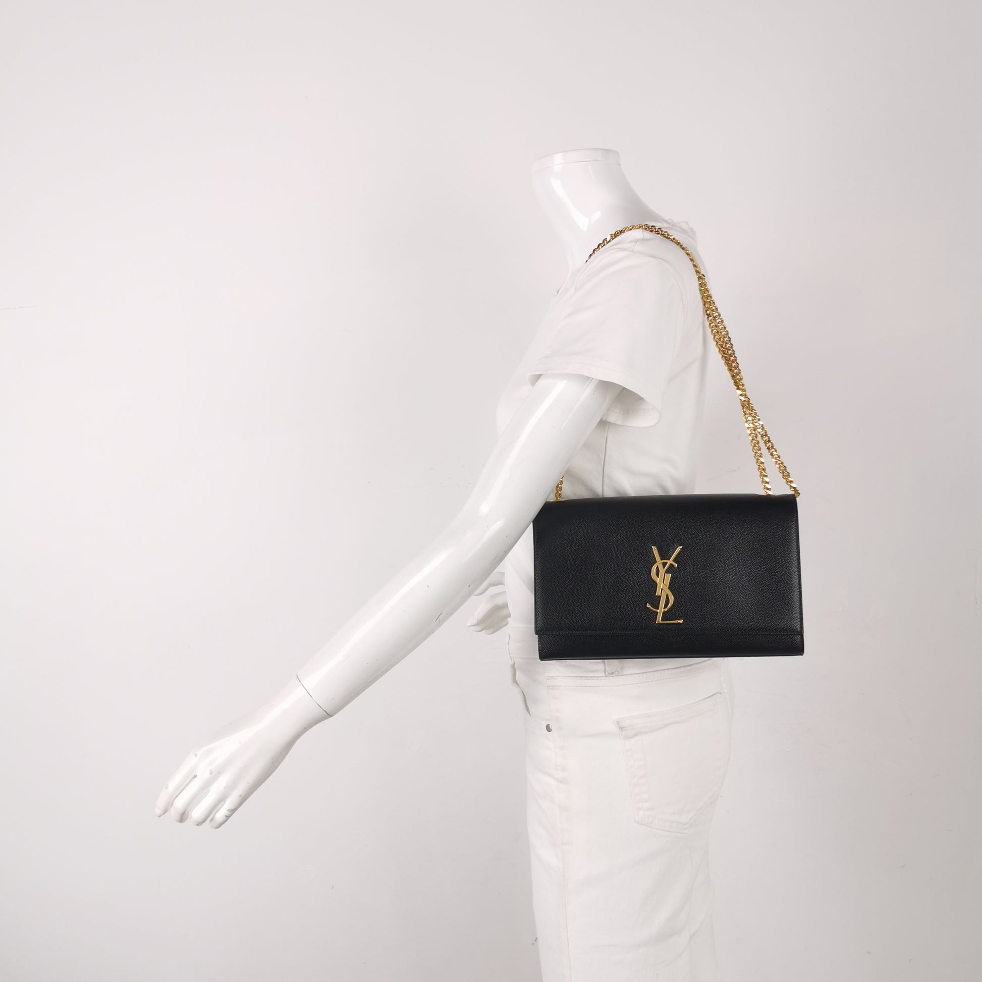 Saint Laurent Kate Medium Grain de Poudre