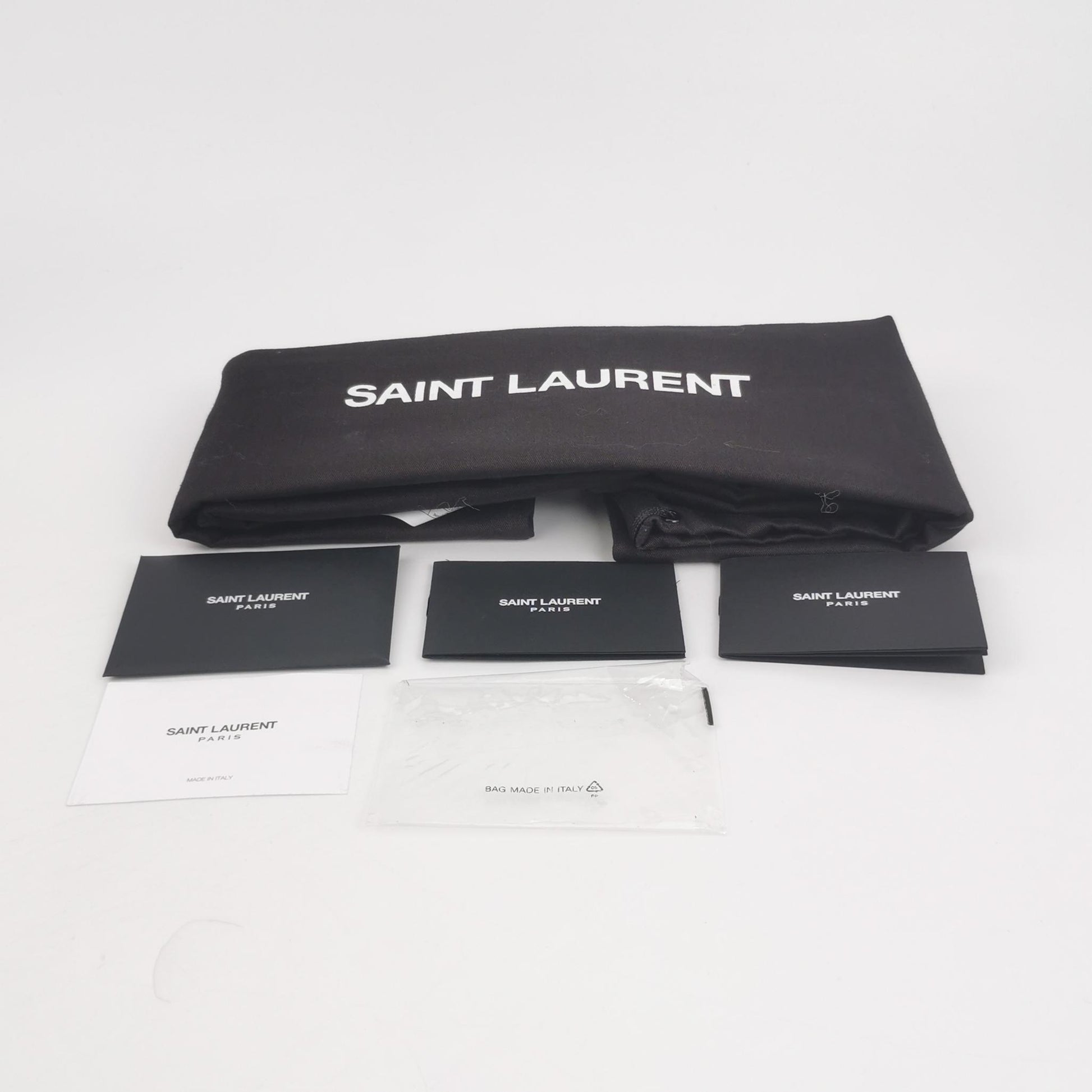 Saint Laurent Le 5 À 7 Bea Tote Bag White