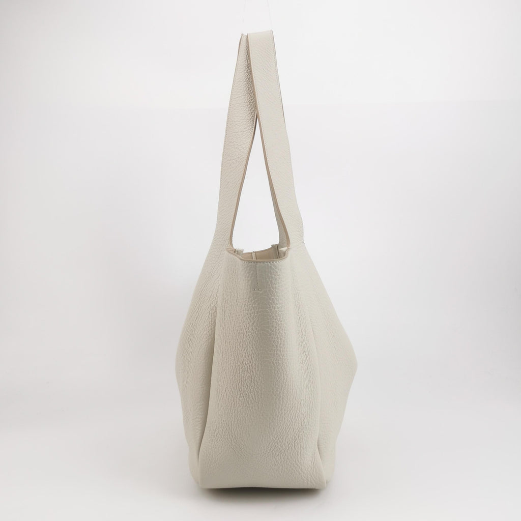 Saint Laurent Le 5 À 7 Bea Tote Bag White