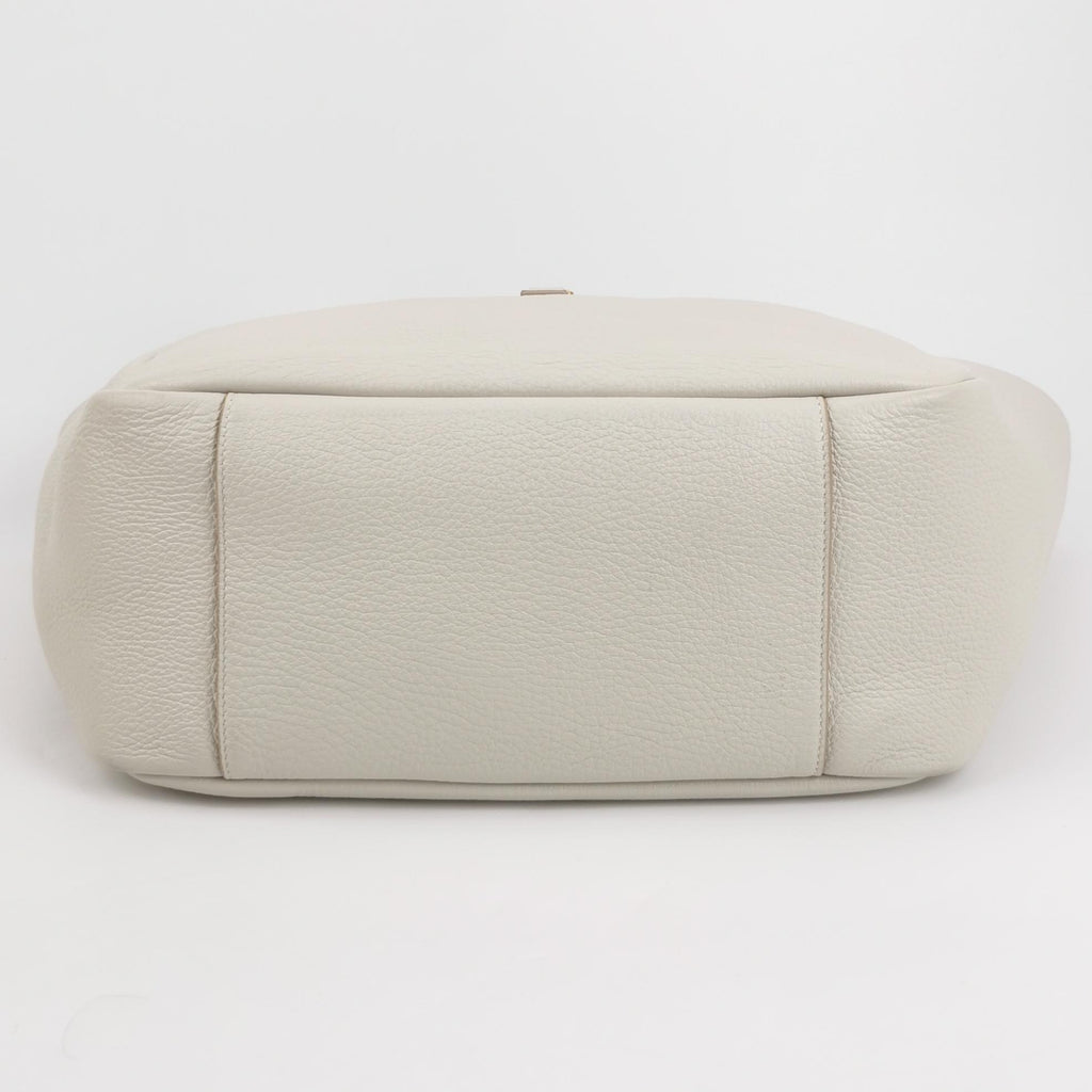 Saint Laurent Le 5 À 7 Bea Tote Bag White