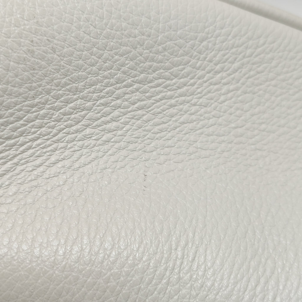 Saint Laurent Le 5 À 7 Bea Tote Bag White