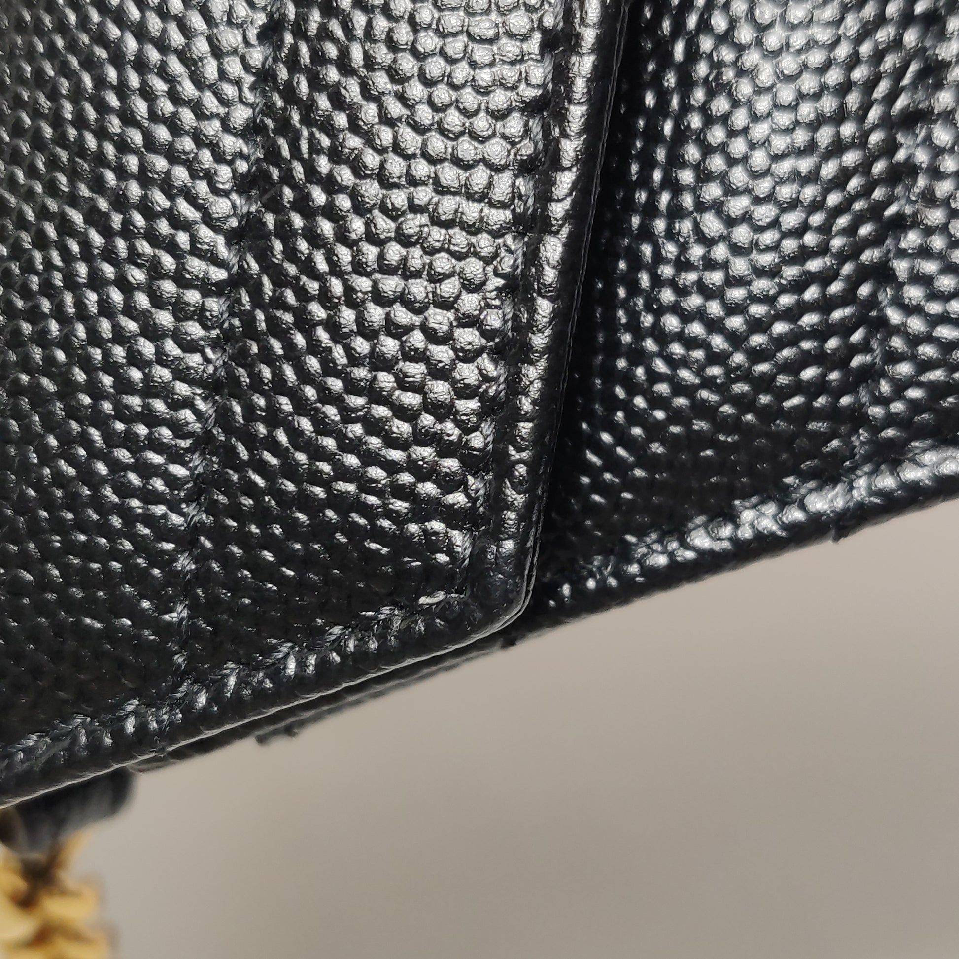 Saint Laurent Envelope Wallet On Chain Black Large
