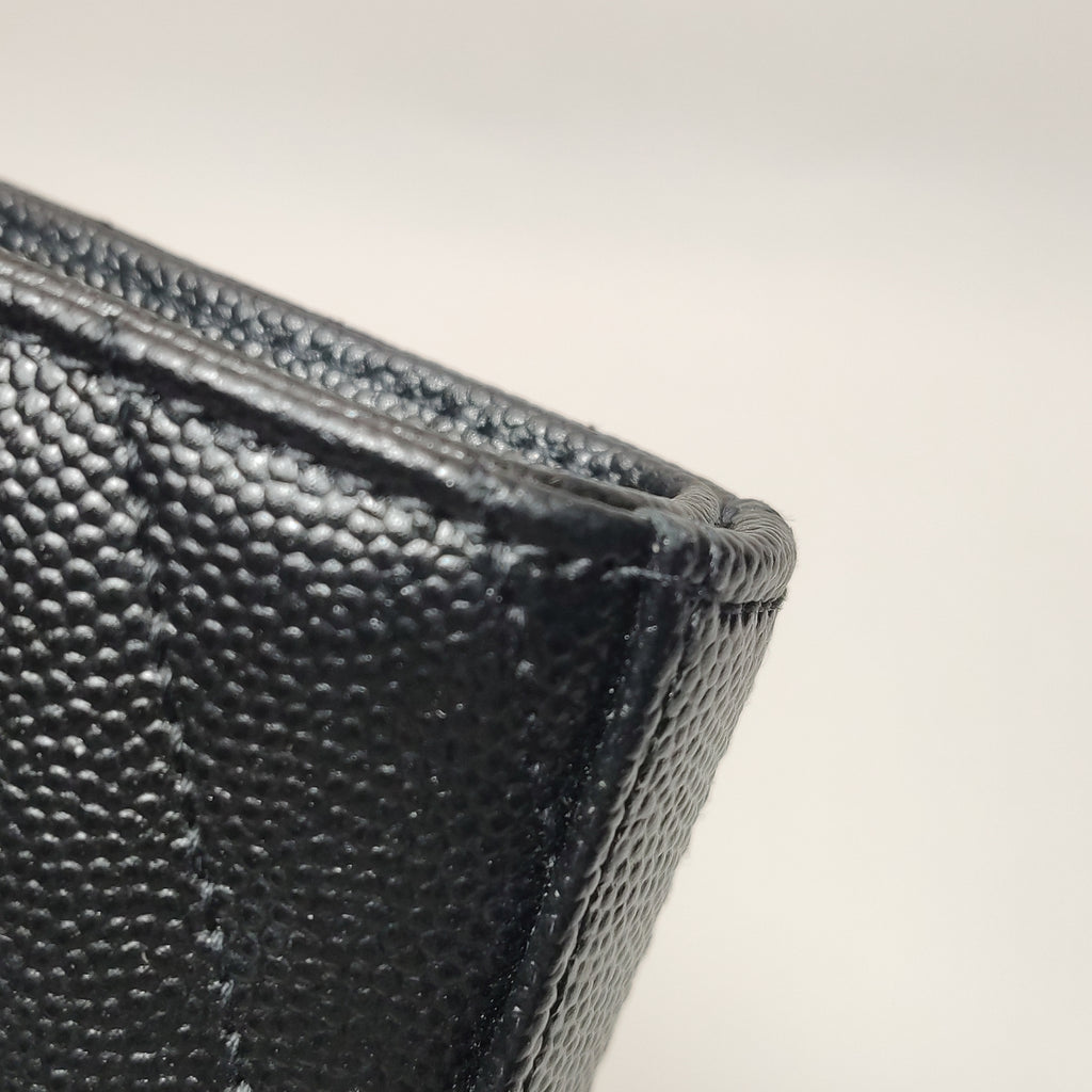 Saint Laurent Envelope Wallet On Chain Black Large