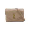 Saint Laurent Loulou Toy Crossbody Beige