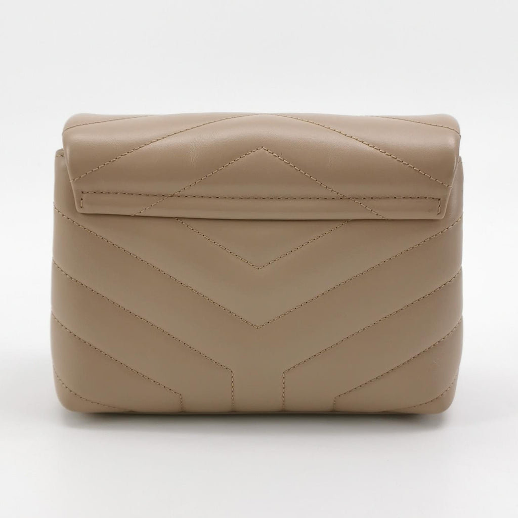 Saint Laurent Loulou Toy Crossbody Beige