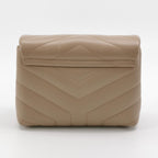 Saint Laurent Loulou Toy Crossbody Beige