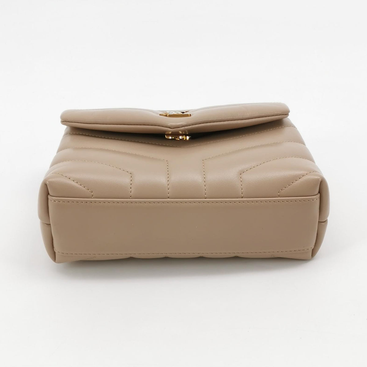 Saint Laurent Loulou Toy Crossbody Beige