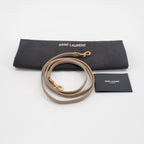 Saint Laurent Loulou Toy Crossbody Beige