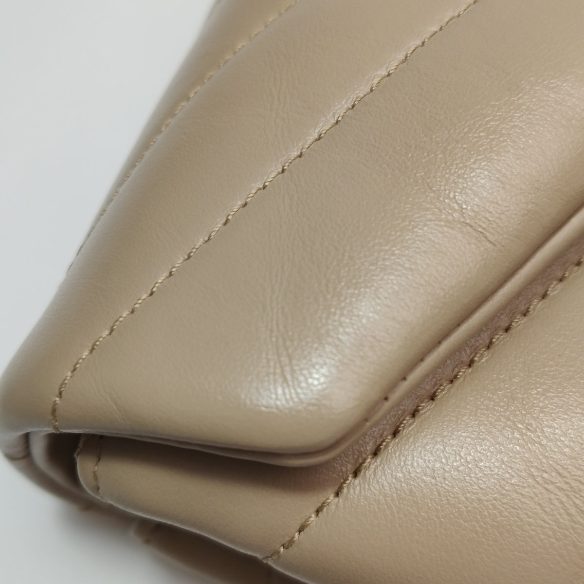 Saint Laurent Loulou Toy Crossbody Beige