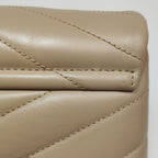 Saint Laurent Loulou Toy Crossbody Beige