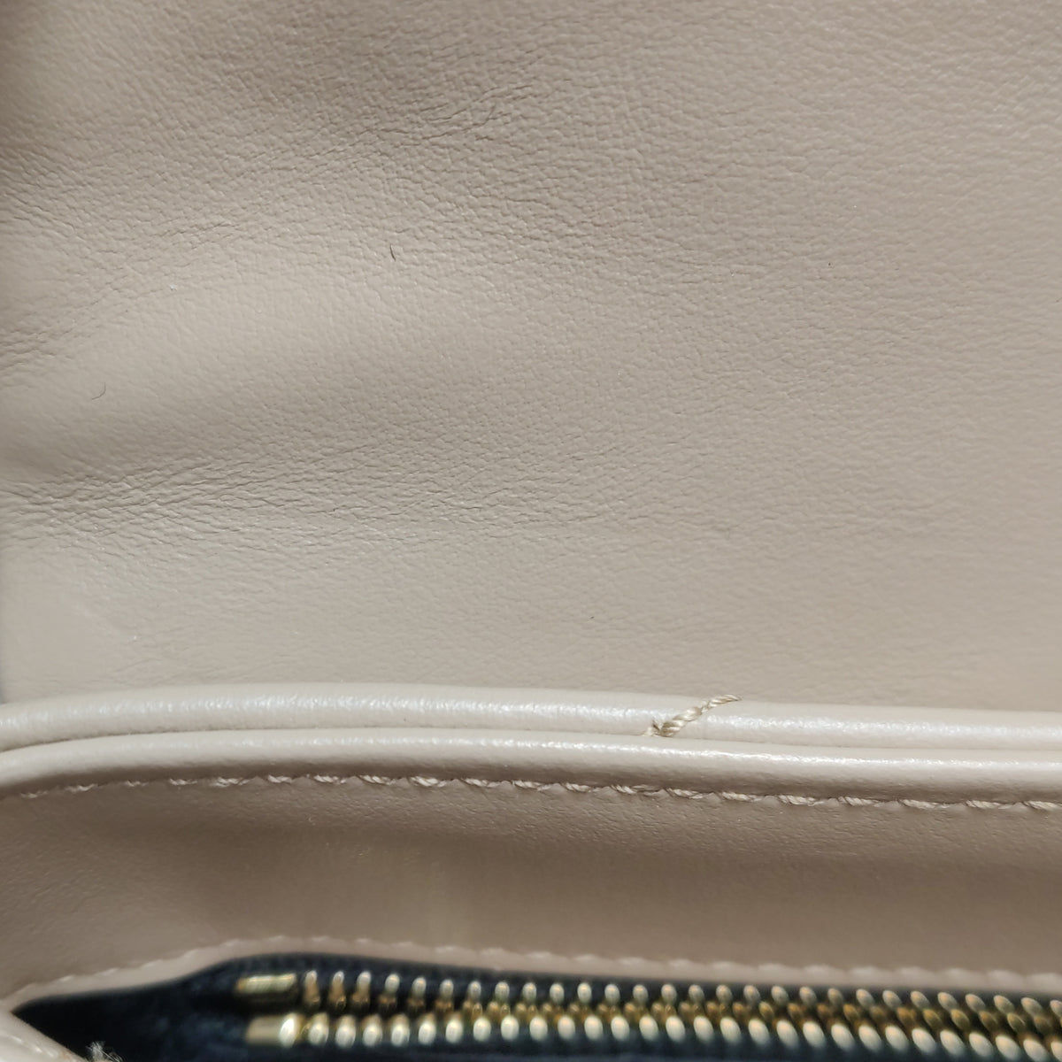Saint Laurent Loulou Toy Crossbody Beige
