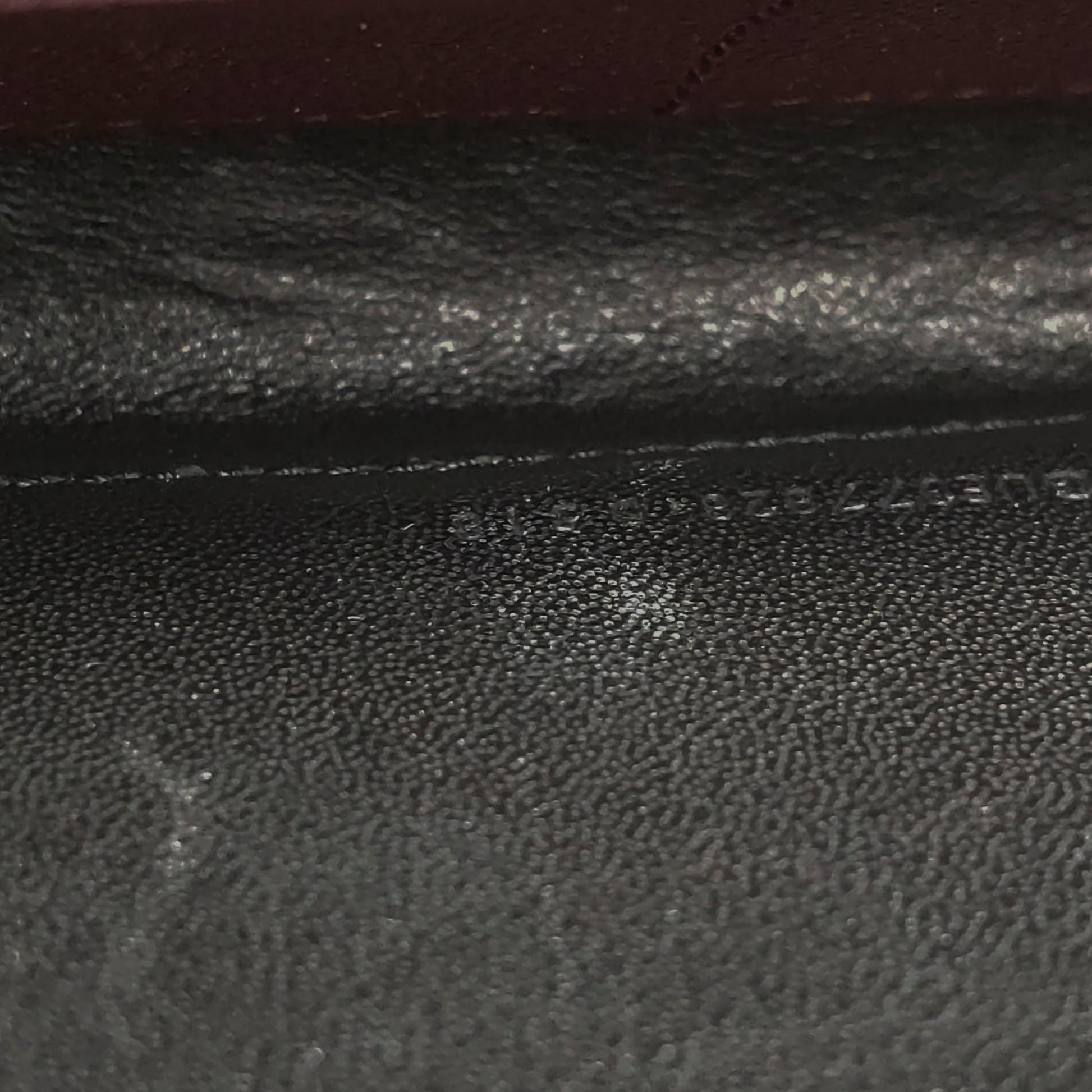 Saint Laurent Envelope Wallet on Chain Large Burgundy