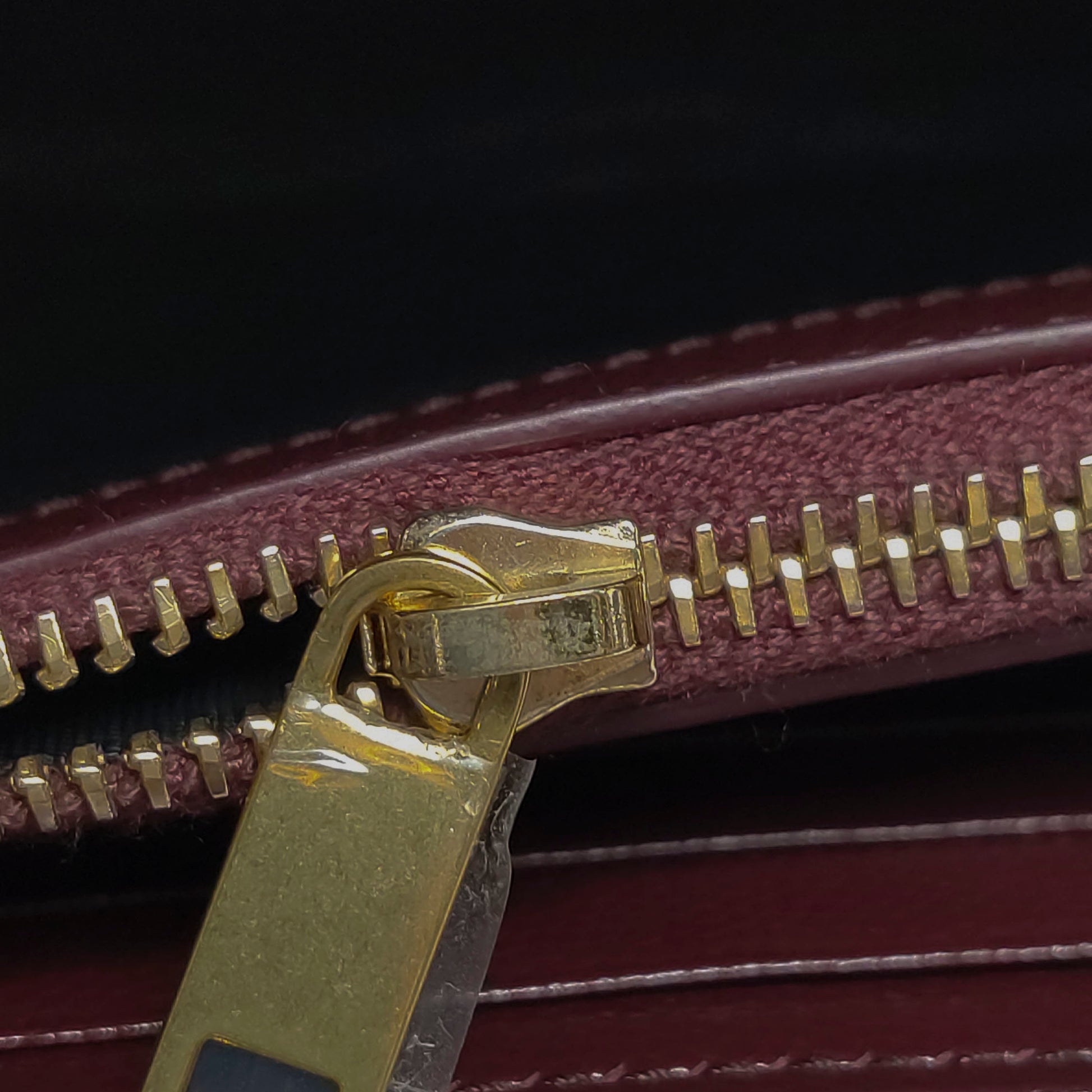 Saint Laurent Envelope Wallet on Chain Large Burgundy