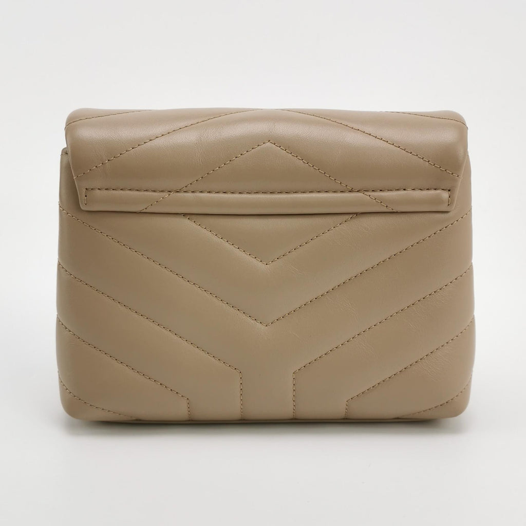 Saint Laurent Loulou Toy Crossbody Beige