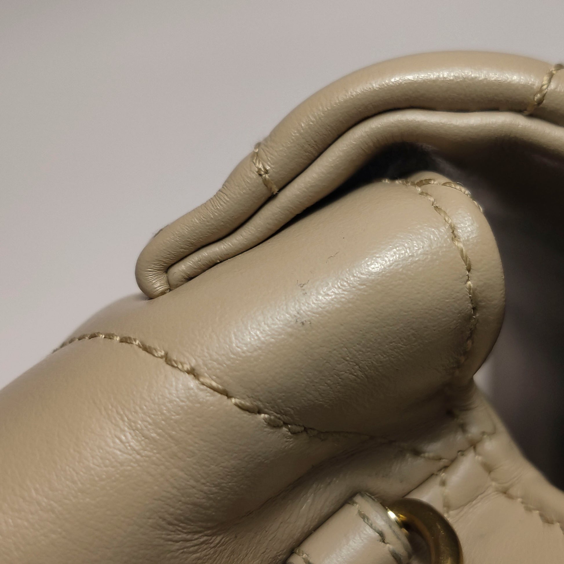 Saint Laurent Loulou Toy Crossbody Beige