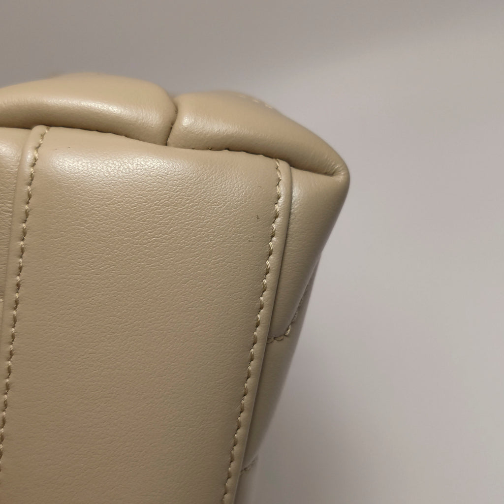 Saint Laurent Loulou Toy Crossbody Beige