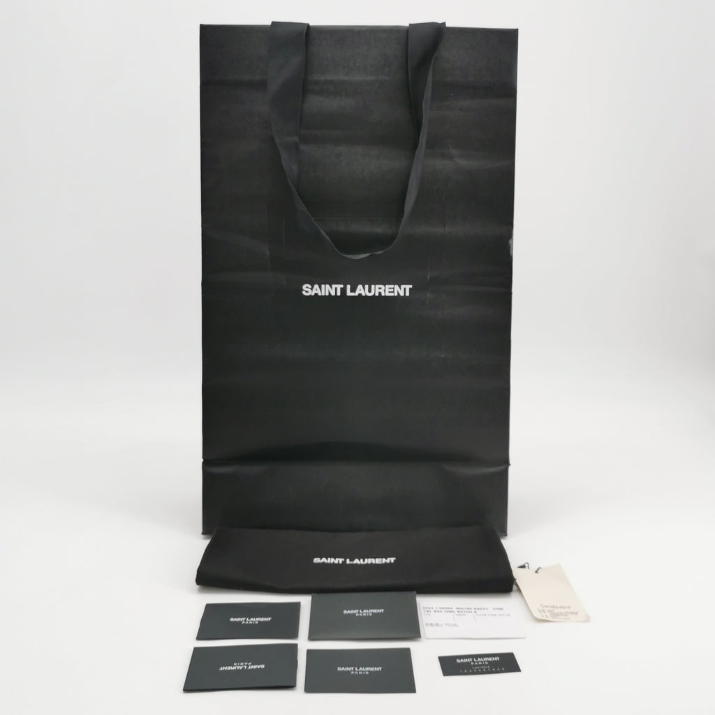 Saint Laurent Triquilt Envelope Flap Brown