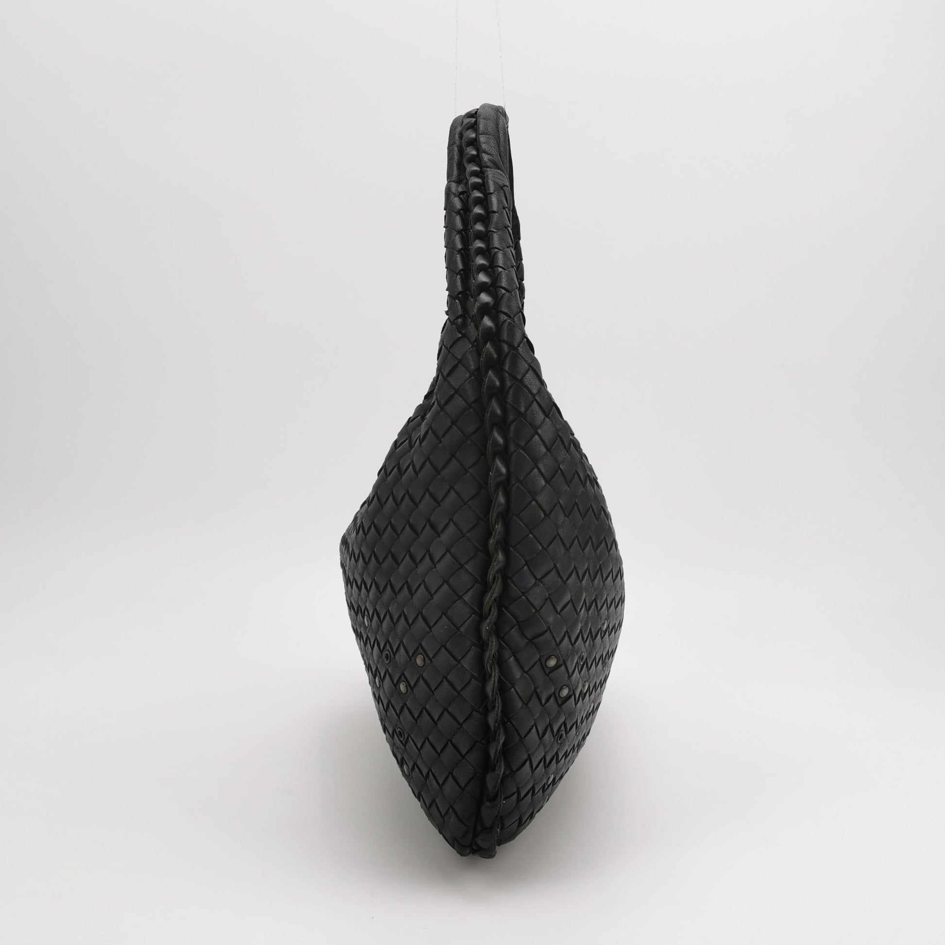 Bottega Veneta Intrecciato Hobo Studded