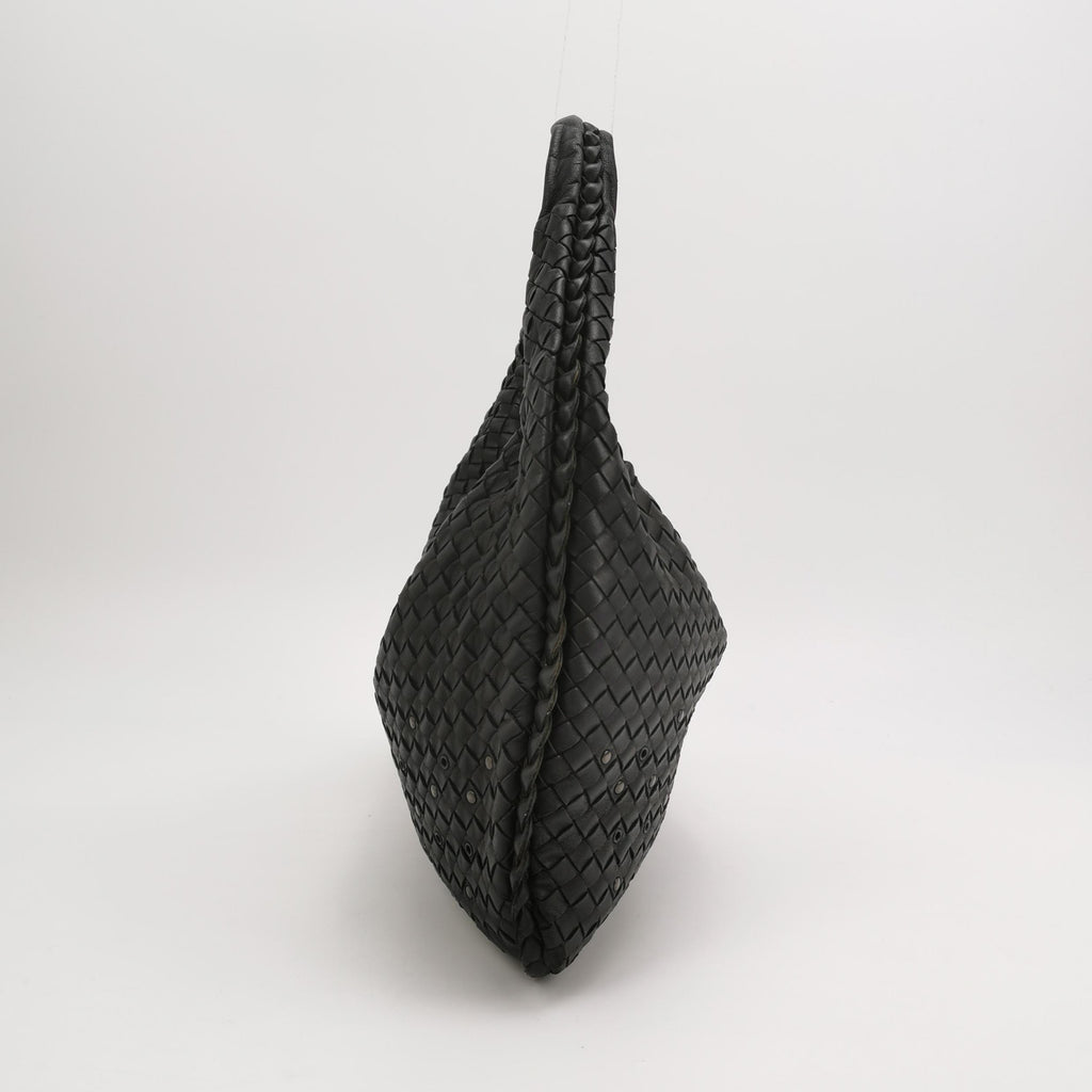Bottega Veneta Intrecciato Hobo Studded