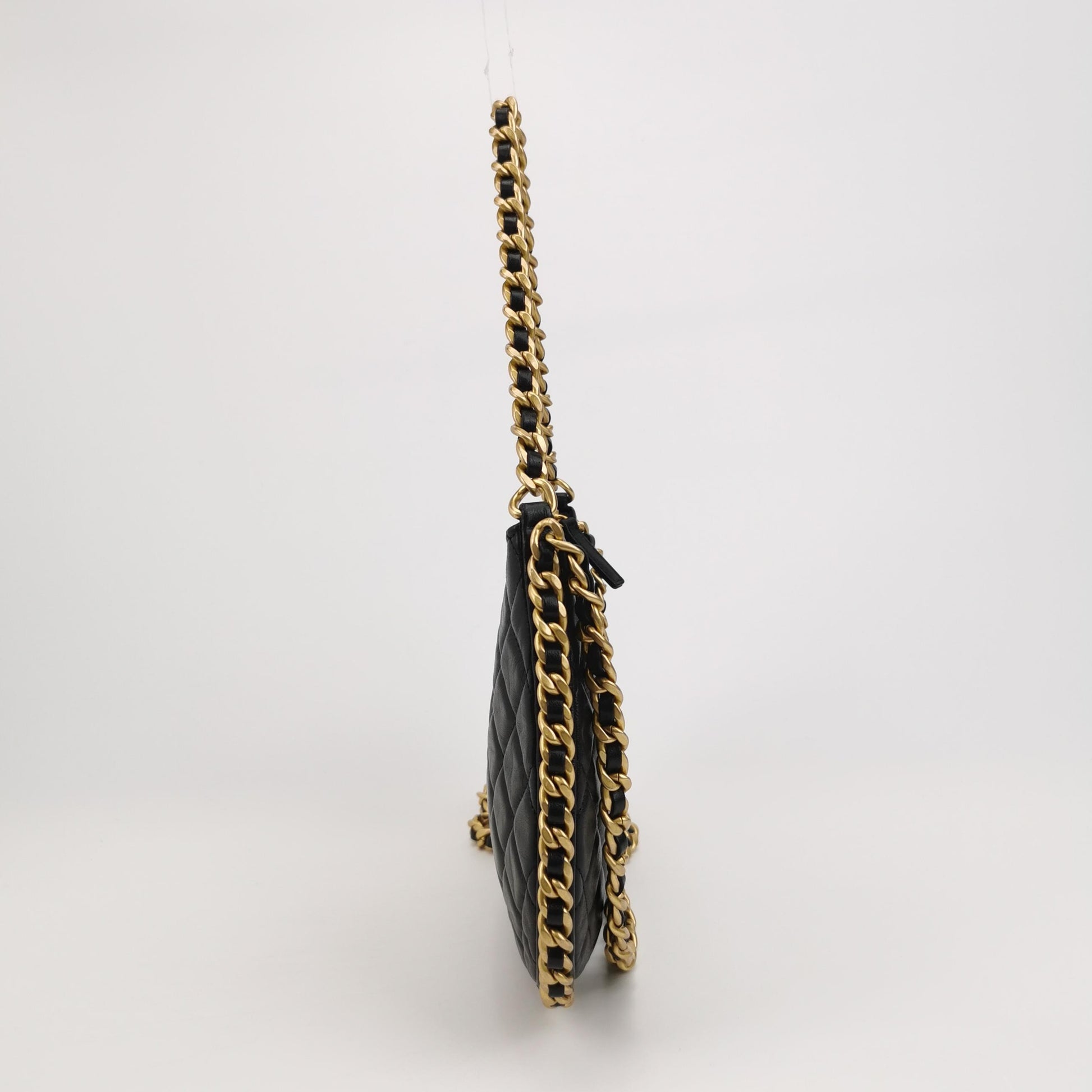 Chanel Quilted Chain Hobo