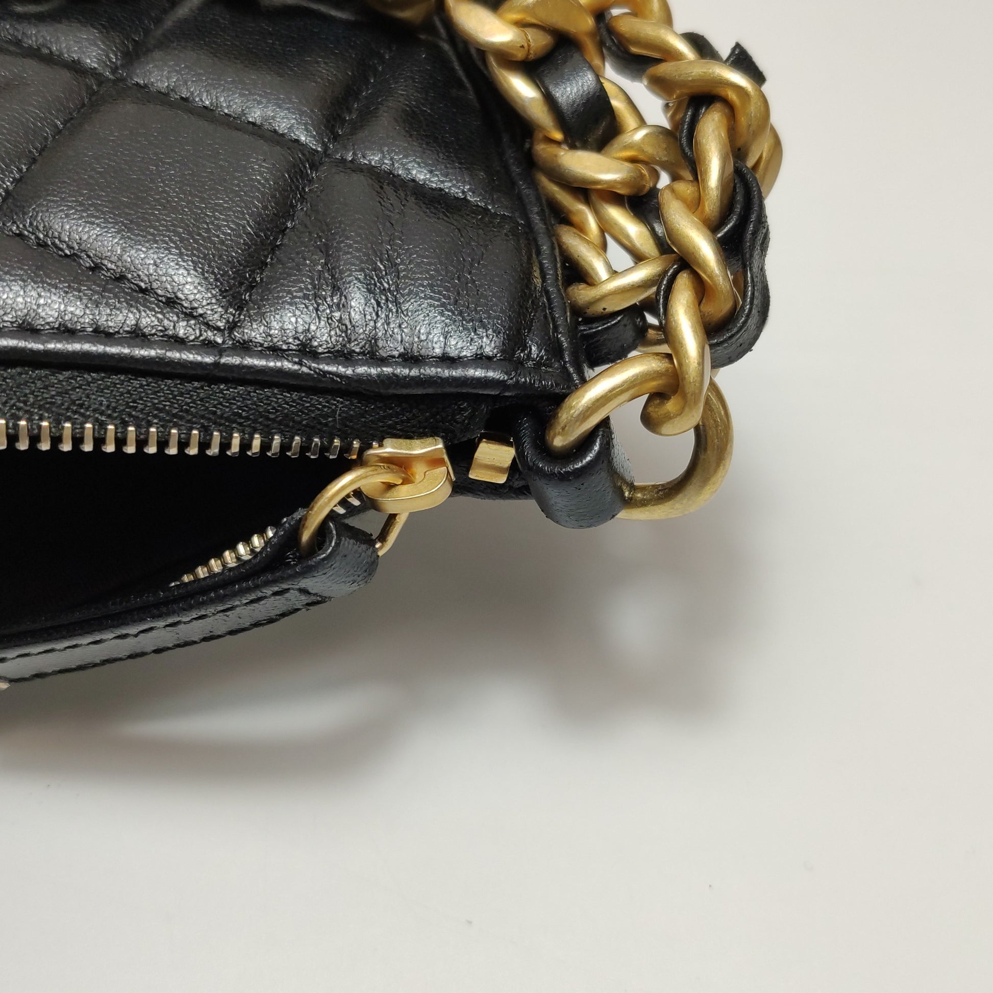 Chanel Quilted Chain Hobo