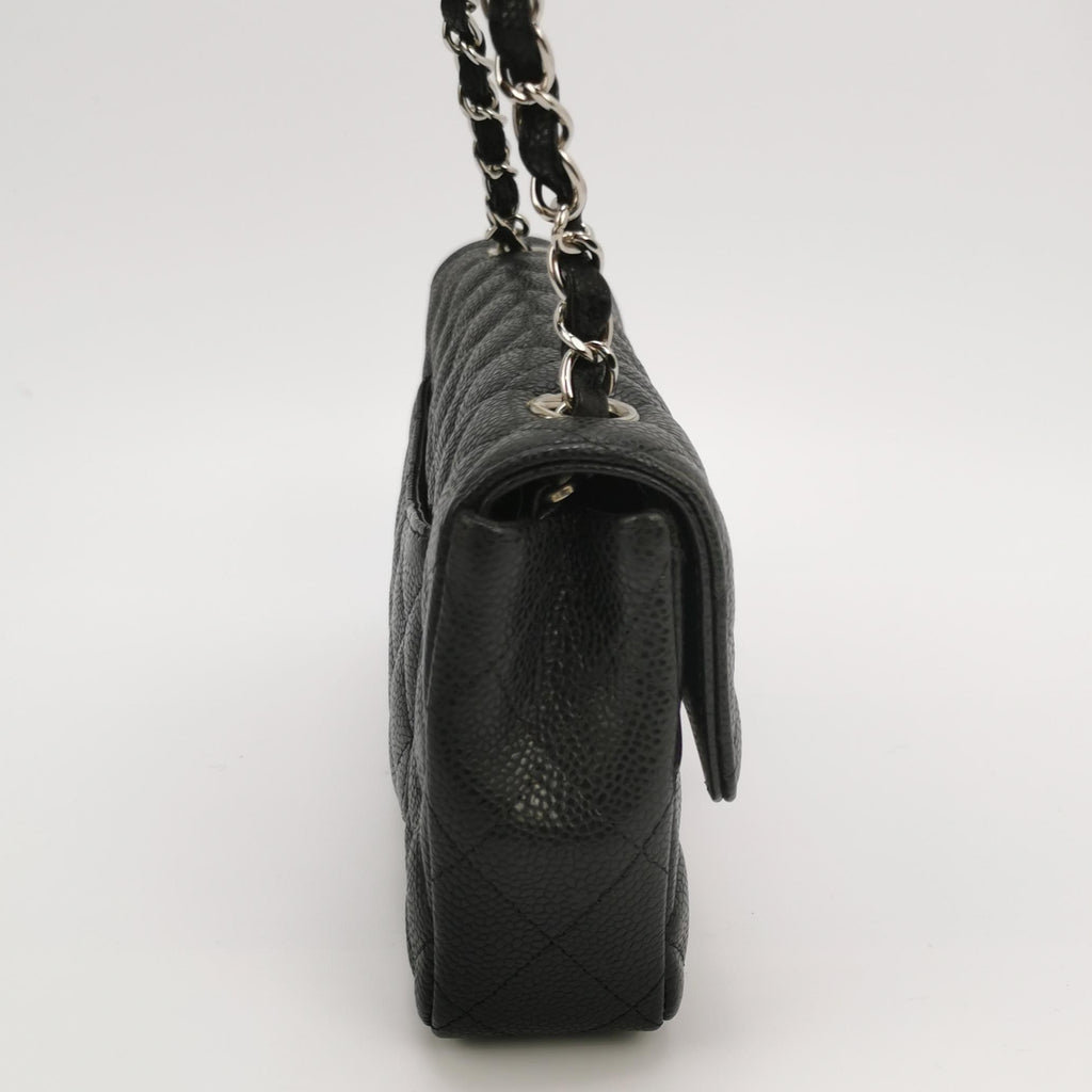 Chanel Flap East West Caviar