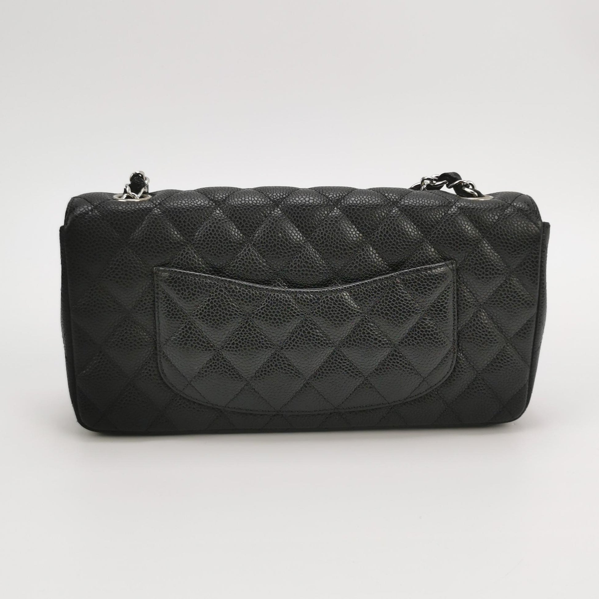 Chanel Flap East West Caviar