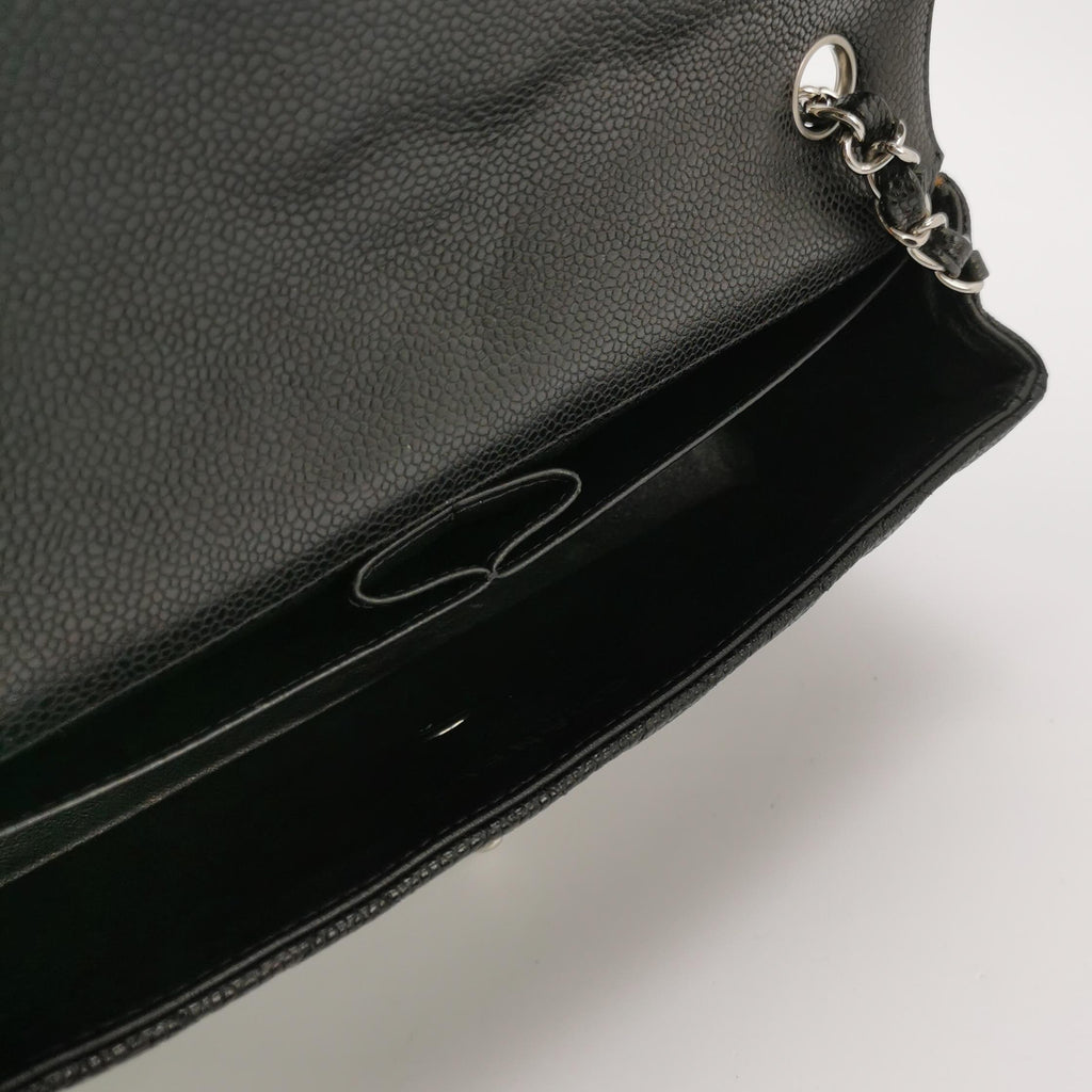 Chanel Flap East West Caviar