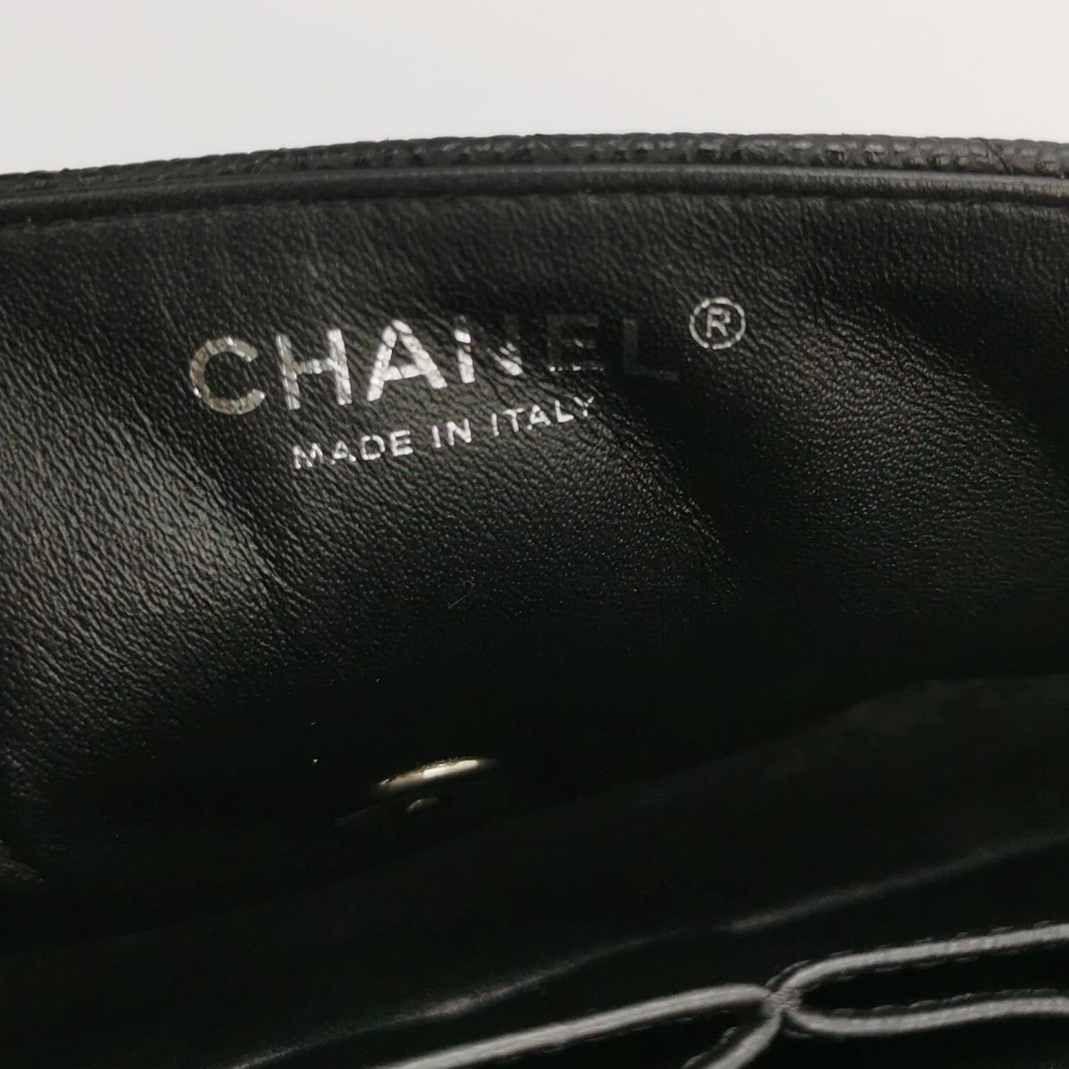 Chanel Flap East West Caviar