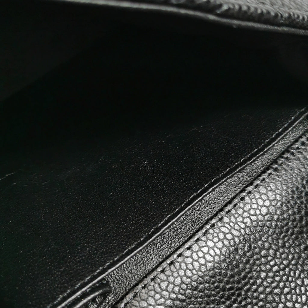 Chanel Flap East West Caviar