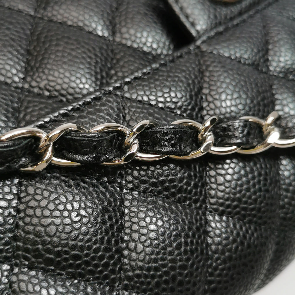 Chanel Flap East West Caviar