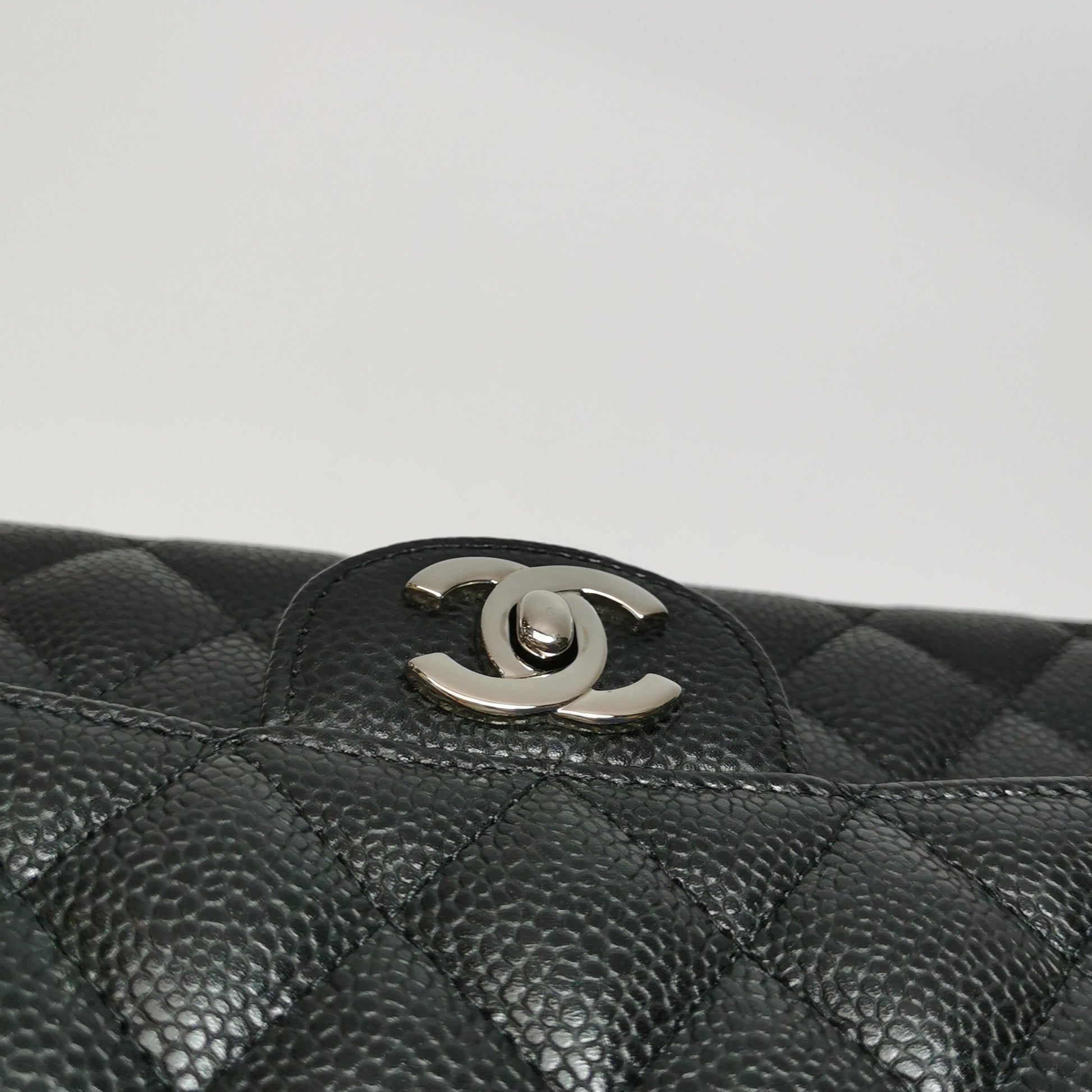 Chanel Flap East West Caviar