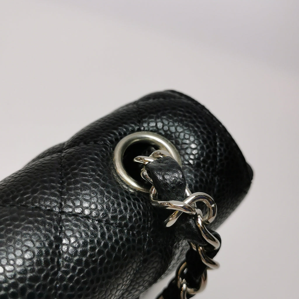 Chanel Flap East West Caviar